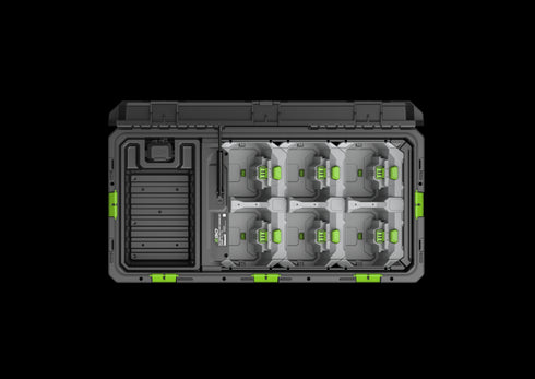 Ego CHU6000 Multi-Port Charging Unit (No Batteries Included)