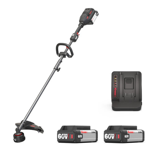Kress KG163 Professional Grade 60v Multi-Attachment Grass Trimmer Bundle