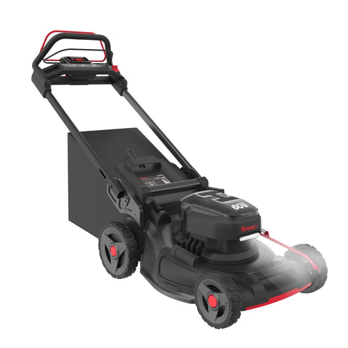 Kress KG760E 60v Prosumer 51cm Cordless Self-Propelled Mower Bundle