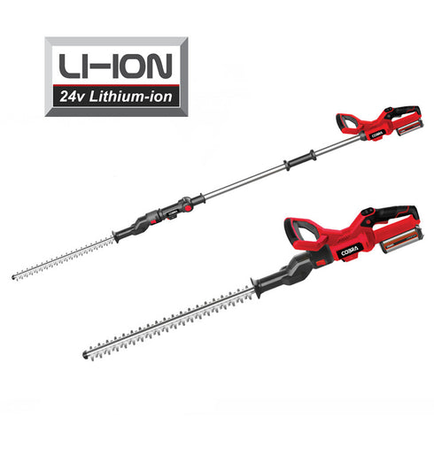 Cobra HT50LRH24V 2-in-1 Cordless Hedgetrimmer