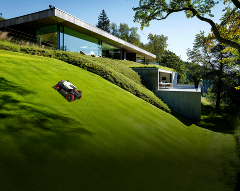 Kress KR280E EyePilot® 4×4 RTKⁿ Zero Trim 800 m² robotic lawn mower with Stereo V-SLAM Navigation and Integrated 4g
