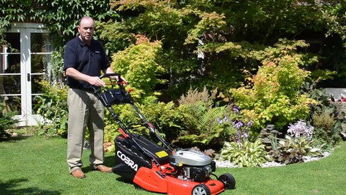 Cobra RM46SPCE 18 Inch Electric Start Rear Roller Petrol Lawnmower