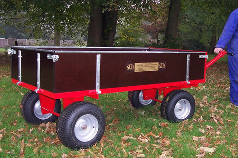 SCH Heavy Duty 4 Wheel Timber Trailer