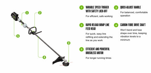Ego Power Plus STX3800 Cordless Commercial Line Trimmer / Brushcutter