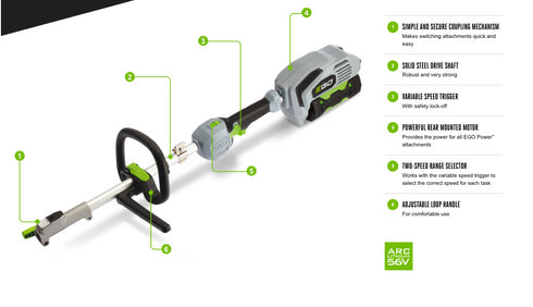 EGO Power Plus PH1400E Multi-Tool Power Head