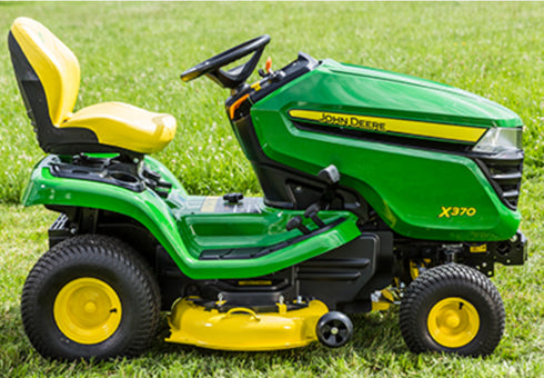John Deere X370 Ride on Mower 42" Mulch deck