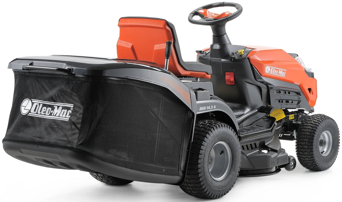 Oleo-Mac OM86R/14.5K Comfort 86cm Hydrostatic Rear Collection Lawn Tra ...