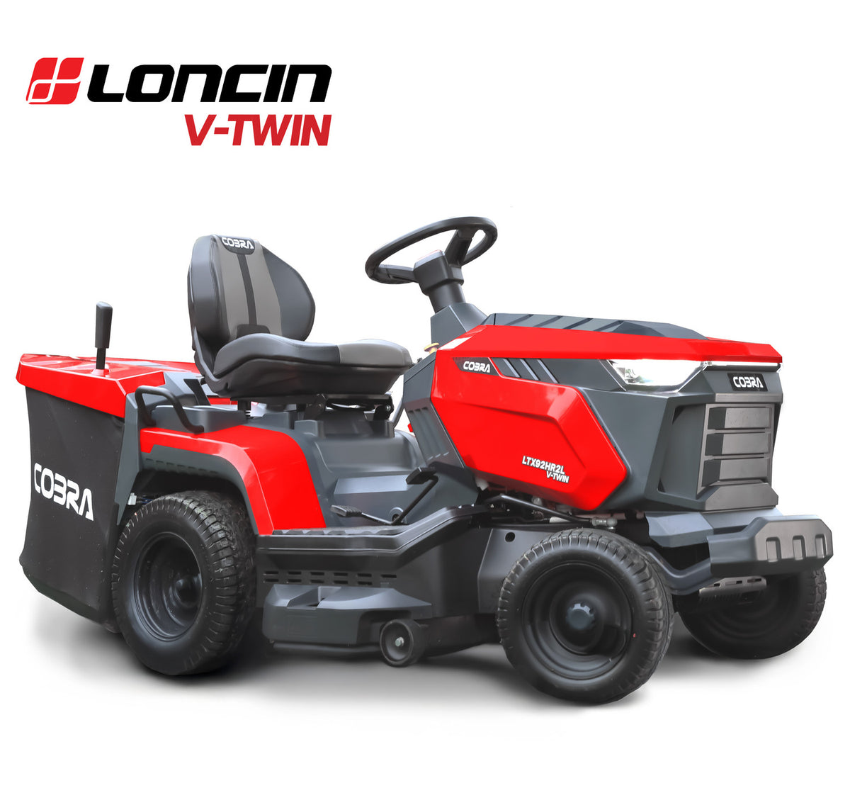 COBRA LTX92HR2L 92cm Hydro Premium Lawn Tractor with V-Twin Engine ...