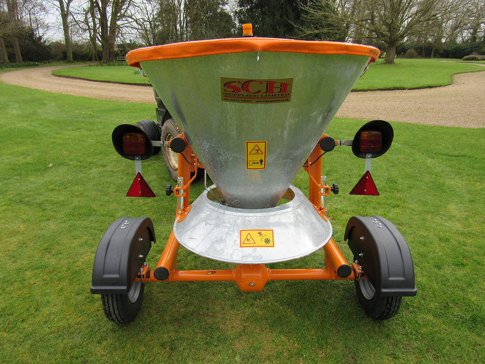Towed Salt Broadcaster C/W Lights - Ref GAM310 – Garden Machinery ...